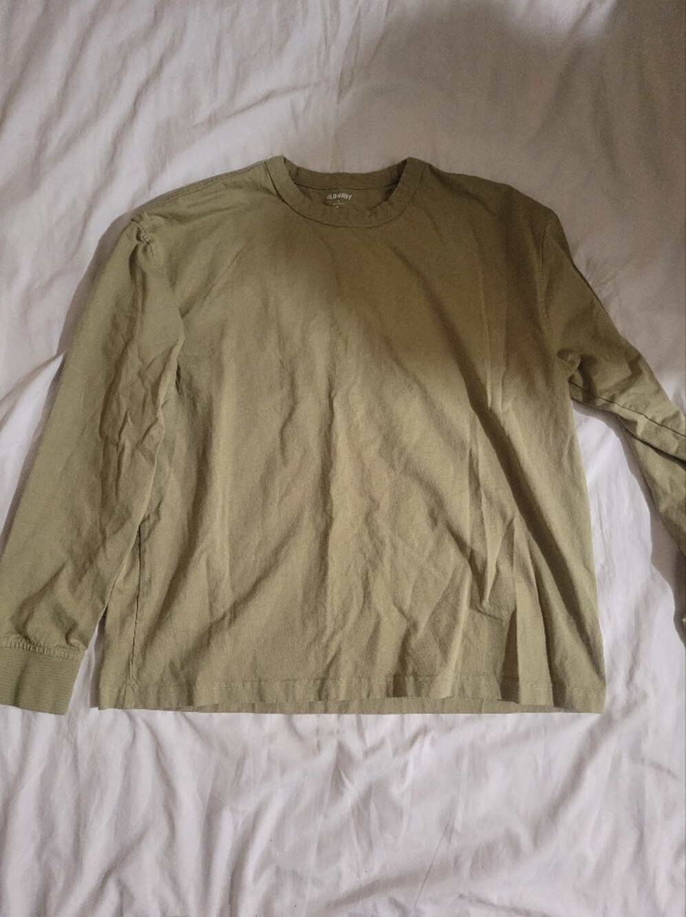 Old Navy Men's Long Sleeve Crewneck Tee - Olive